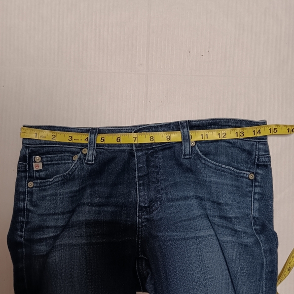 ag ADRIANO GOLDSCHMIED Angelina Petite Bootcut 49 button jeans, 27R - Picture 10 of 16